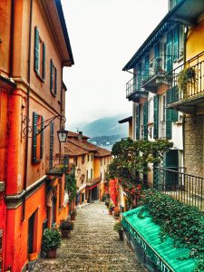 In the streets of Bellagio - North Italy