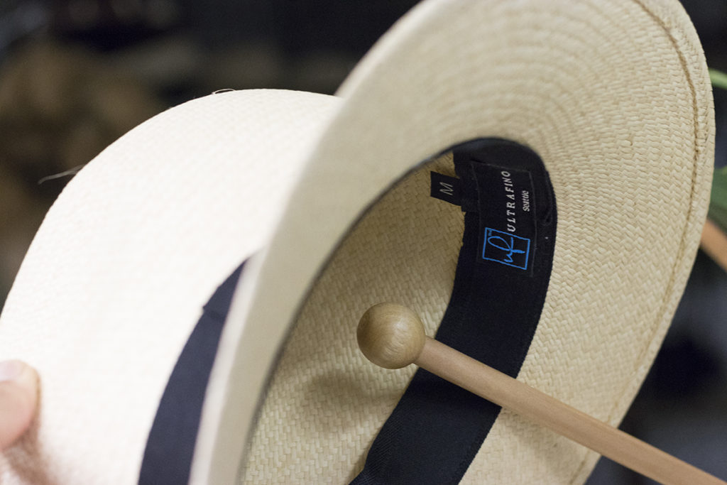 Store your hat on a rack